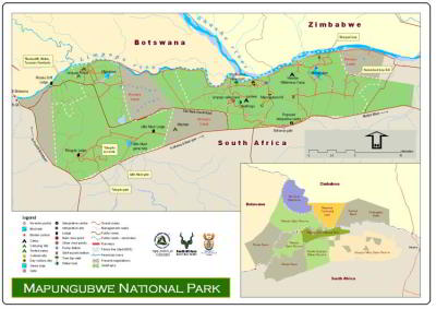 Mapungubwe National Park Map Mapungubwe National Park Map